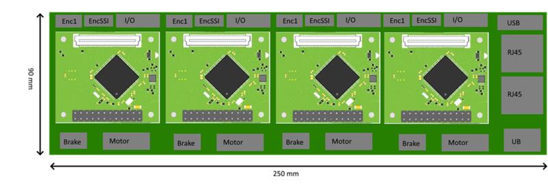 New product preview | 1 drag 4 stepper / servo motor drive board, to be sold in advance